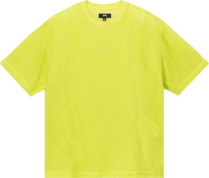 Stussy Cotton Mesh SS Crew Lime
