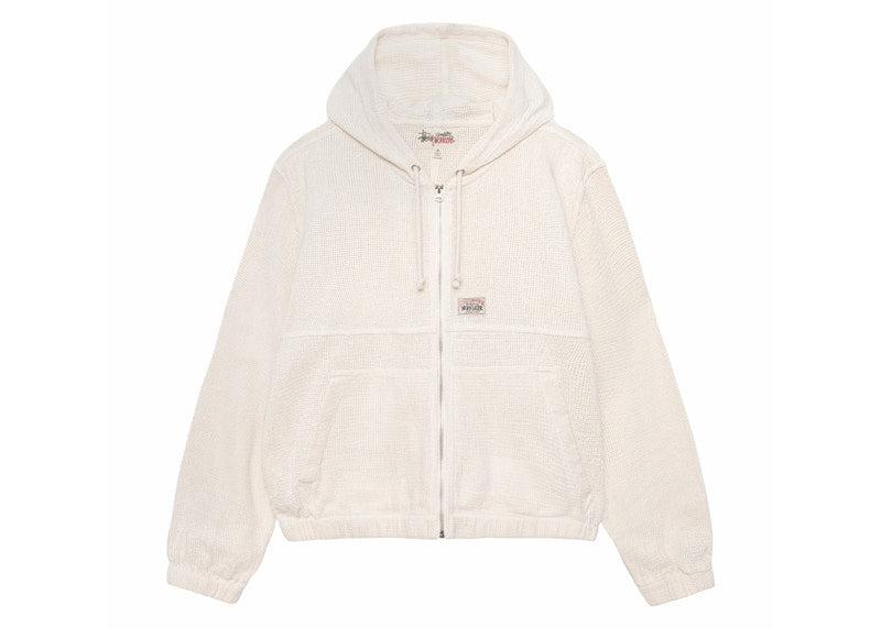 Stussy Cotton Mesh Work Jacket Bone