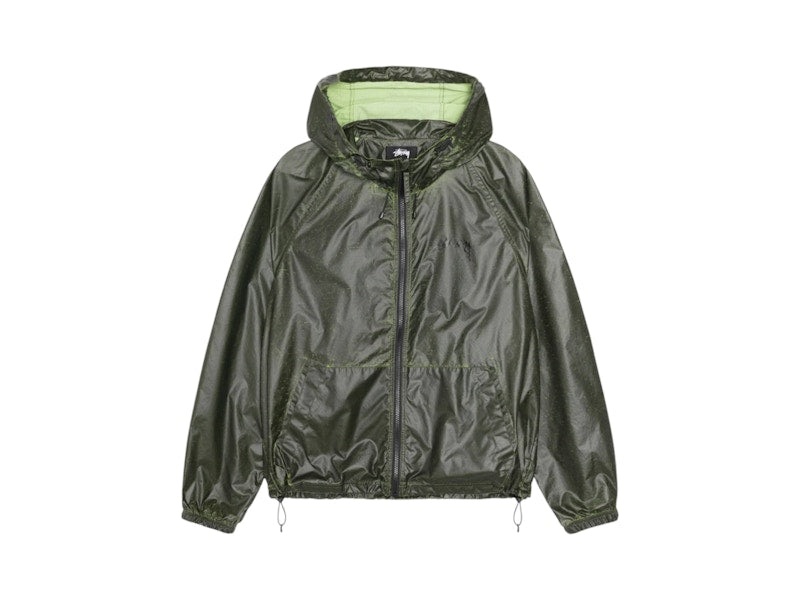 Stussy Cracked Ripstop Beach Shell Lime