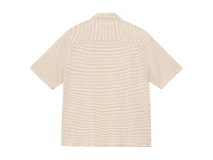 Stussy Crinkled Check S/S Shirt Tan