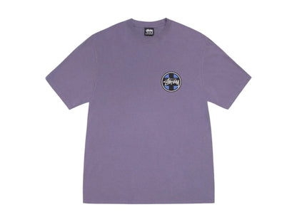 Stussy Cross Dot Pigment Dyed Tee Grape