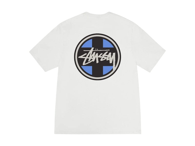 Stussy Cross Dot Pigment Dyed Tee Natural