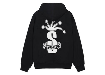 Stussy Crown Band Zip Hoodie Black