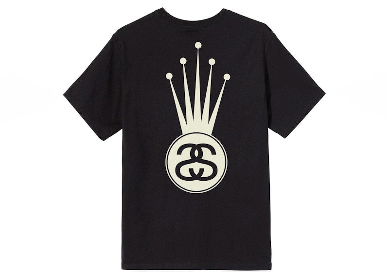 Stussy Crown Link Tee Black