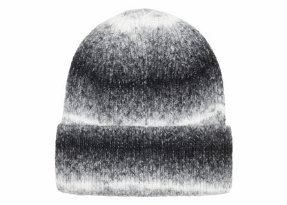 Stussy Cuff Stripe Knit Beanie Black