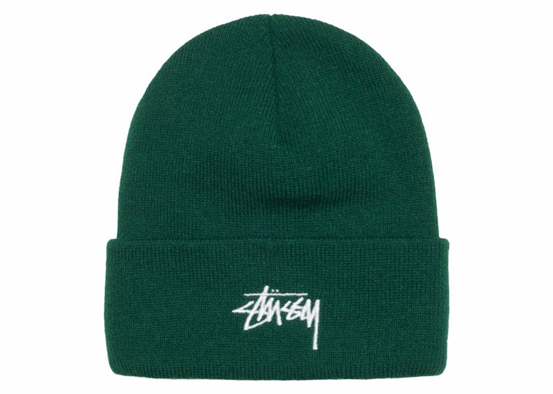 Stussy Cuff Stock Beanie Spruce