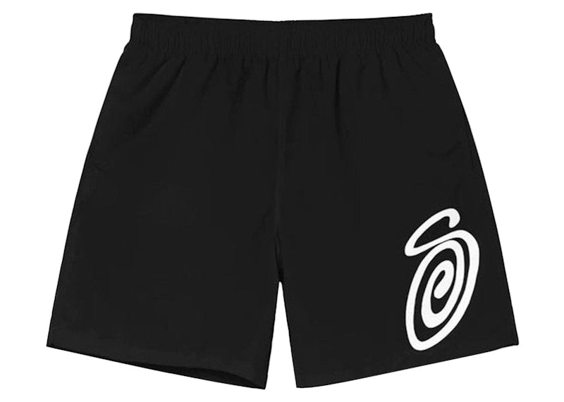 Stussy Curly S Water Short Black