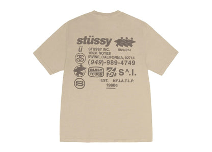 Stussy DNA Pigment Dyed T-shirt Khaki