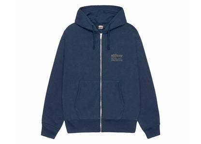 Stussy DNA Zip Hoodie Navy