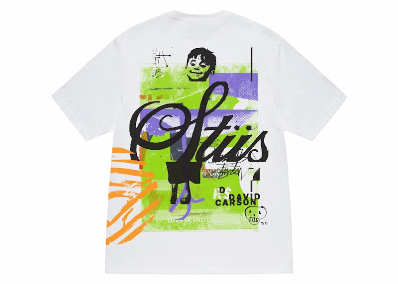 Stussy David Carson Dino Tee White