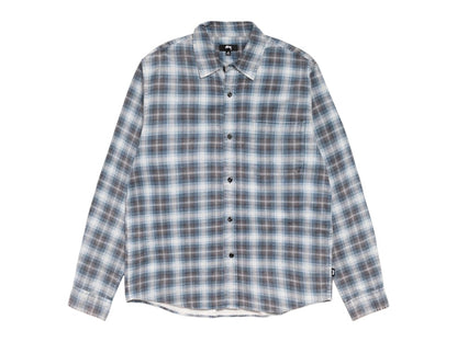 Stussy Dax Plaid Shirt Blue