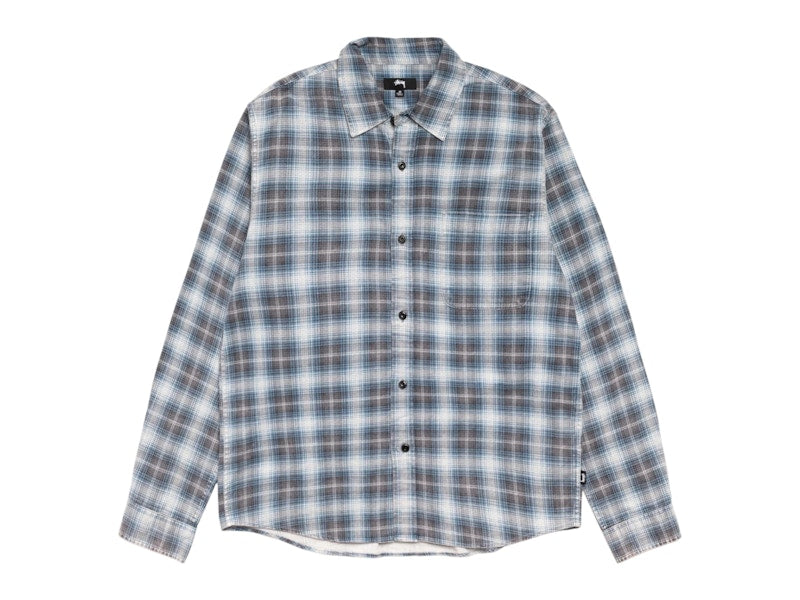 Stussy Dax Plaid Shirt Blue