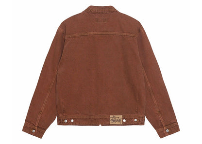 Stussy Denim Zip Work Jacket Clay
