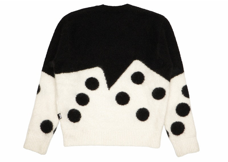 Stussy Dice Fuzzy Crew Black