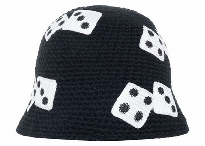 Stussy Dice Knit Bucket Hat Light Grey