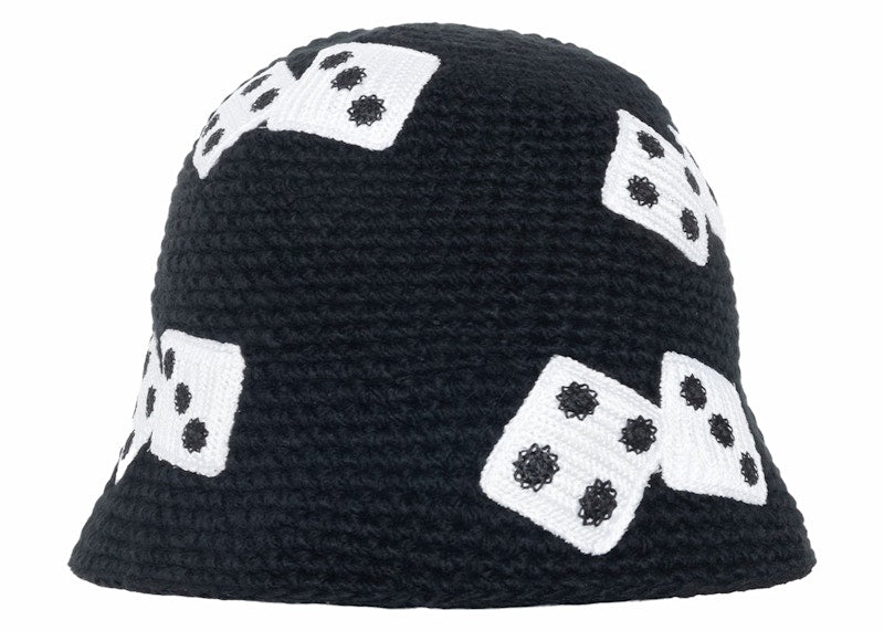 Stussy Dice Knit Bucket Hat Light Grey