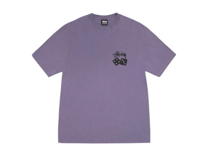 Stussy Dice Pigment Dyed Tee Grape