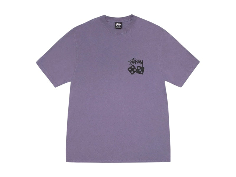 Stussy Dice Pigment Dyed Tee Grape
