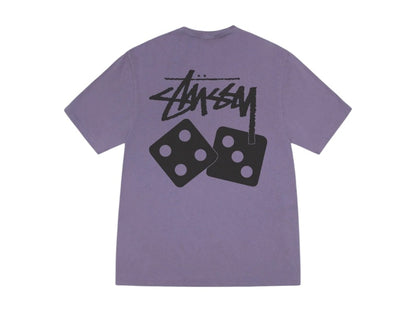 Stussy Dice Pigment Dyed Tee Grape