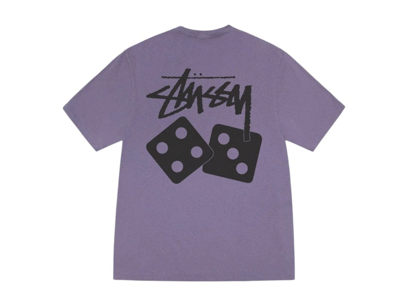 Stussy Dice Pigment Dyed Tee Grape