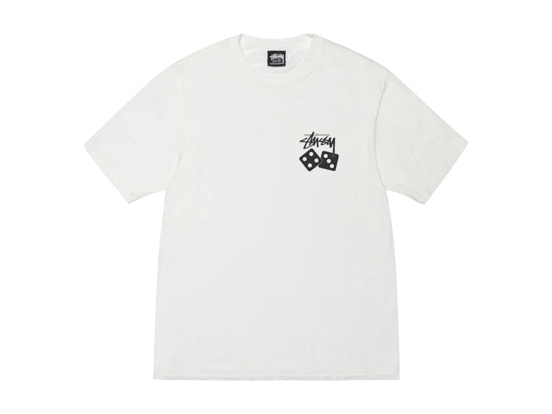 Stussy Dice Pigment Dyed Tee Natural