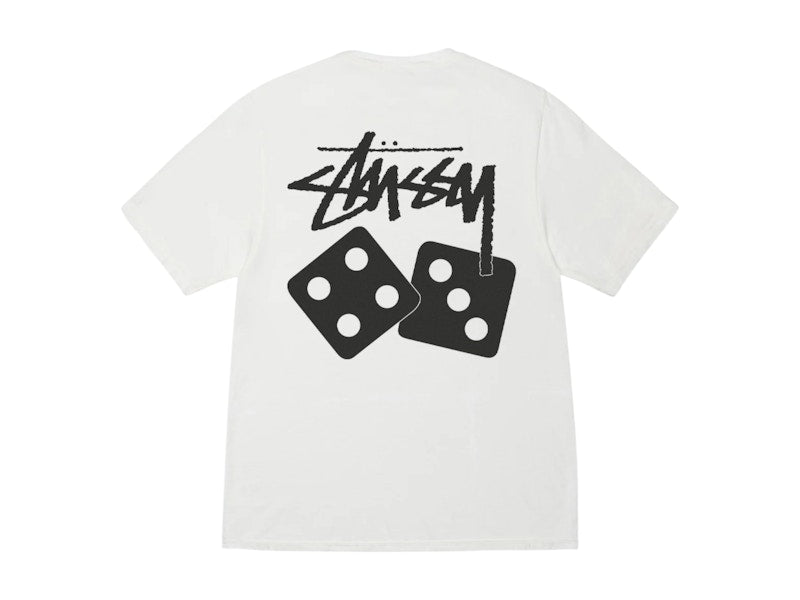 Stussy Dice Pigment Dyed Tee Natural