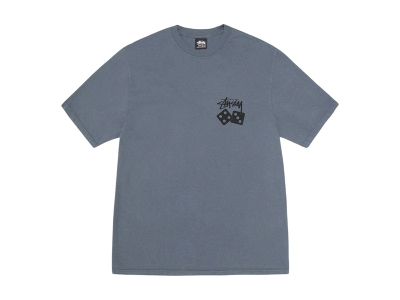 Stussy Dice Pigment Dyed Tee Navy