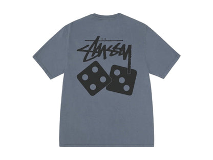 Stussy Dice Pigment Dyed Tee Navy