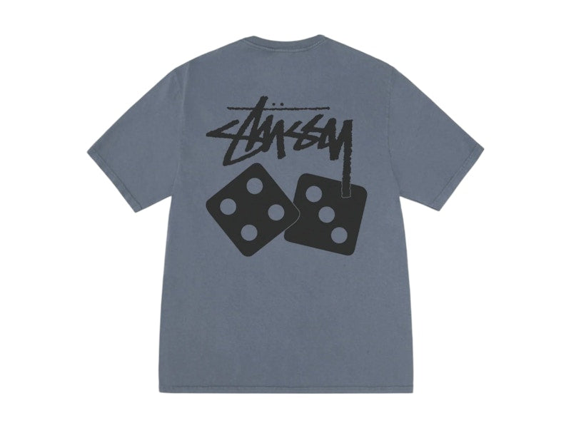 Stussy Dice Pigment Dyed Tee Navy