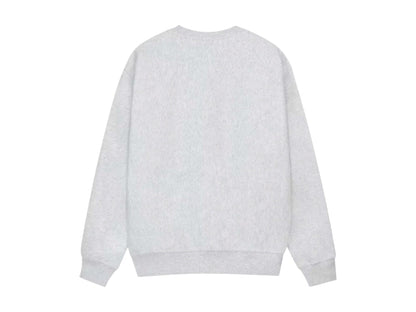 Stussy Dot Sport Crew Sweatshirt Ash Heather
