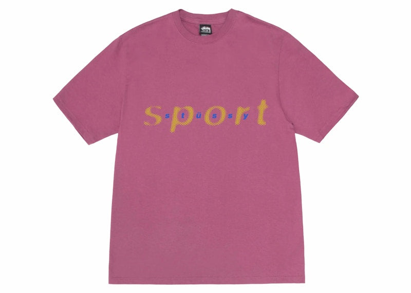 Stussy Dot Sport T-shirt Berry