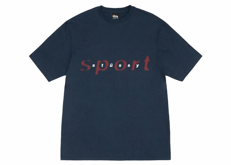 Stussy Dot Sport T-shirt Navy