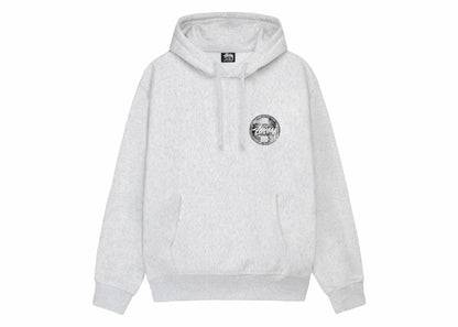 Stussy Dot Stamp Hoodie Ash Heather
