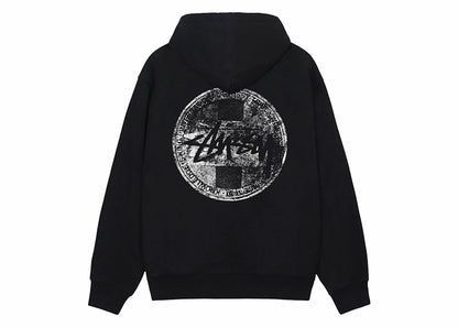 Stussy Dot Stamp Hoodie Black