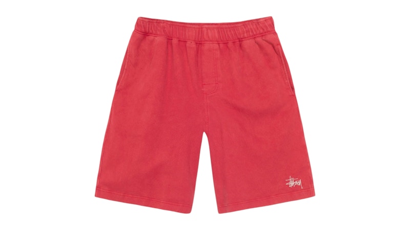 Stussy Double Layer Jersey Short Red
