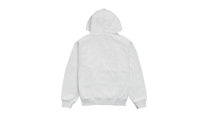 Stussy Double Stripe Embroidered Hoodie Ash Heather
