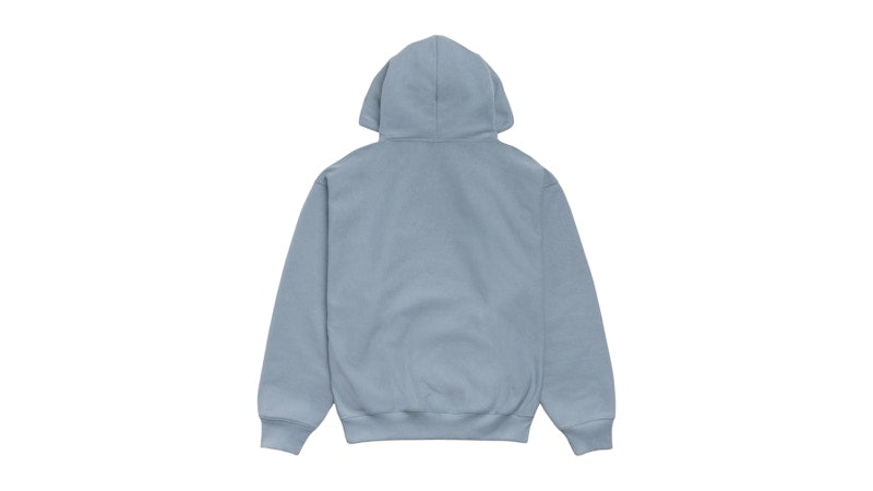 Stussy Double Stripe Embroidered Hoodie Slate
