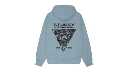 Stussy Dragon Hoodie Slate