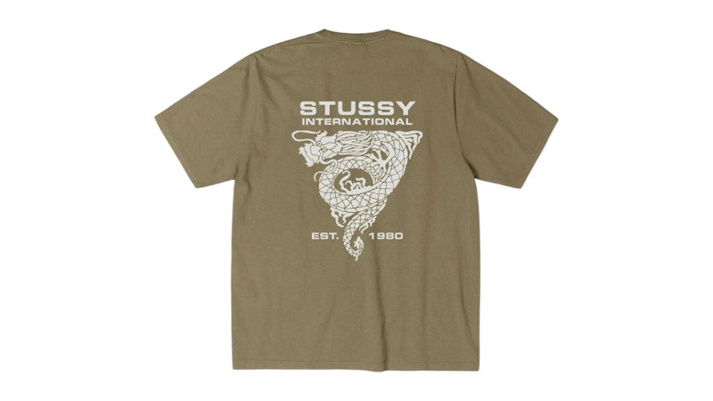 Stussy Dragon Tee Army