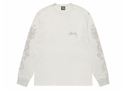 Stussy Dragons Pigment Dyed L/S Tee Natural