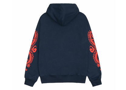 Stussy Dragons Zip Hoodie Fog