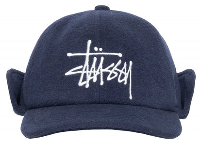 Stussy Ear Flap Wool Cap Navy