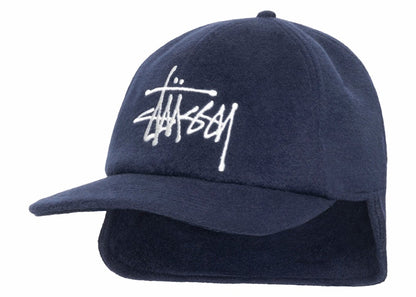 Stussy Ear Flap Wool Cap Navy