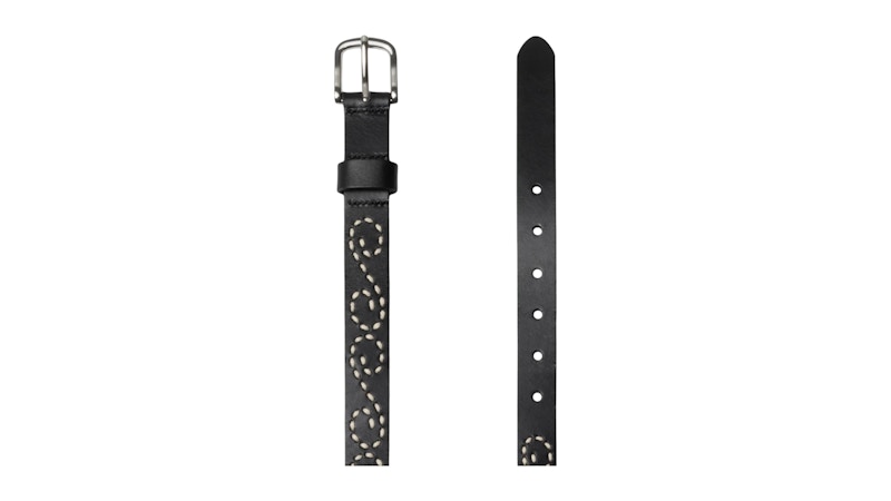 Stussy Embroidered S Belt Black