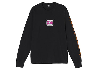 Stussy Equipment Company Pigment Dyed L/S Tee Black