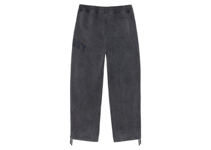 Stussy Faded Graphic Fleece Pant Washed Black