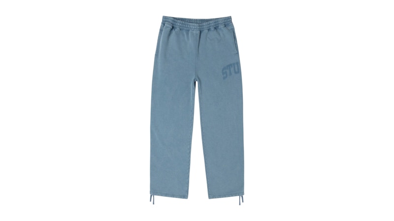 Stussy Faded Graphic Fleece Pant Washed Navy