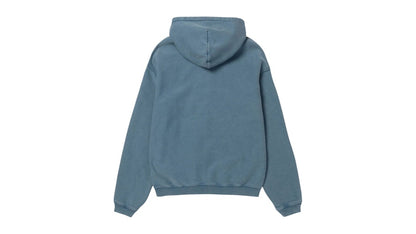 Stussy Faded Graphic Zip Hoodie Washed Navy
