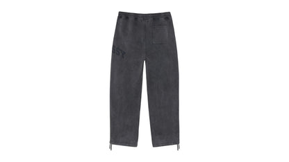 Stussy Fleece Faded Graphic Pant Washed Black