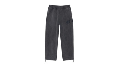 Stussy Fleece Faded Graphic Pant Washed Black